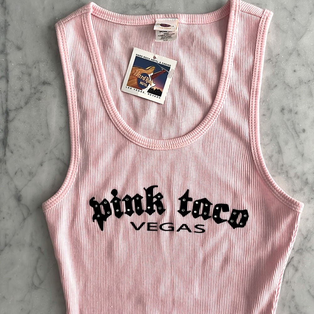 Vegas Women's Pink Tank Top